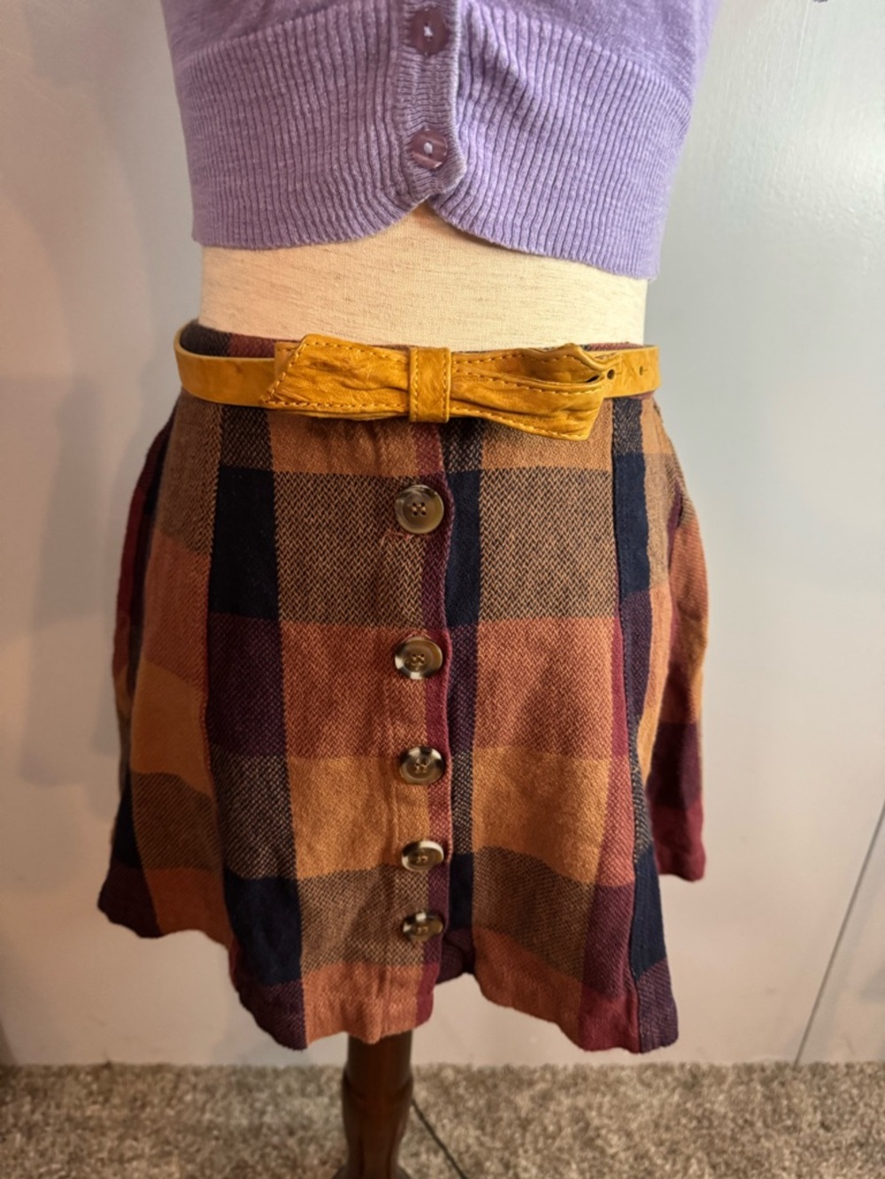 Hyde Mustard Yellow Belt Size Small